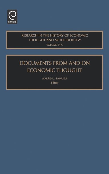 bokomslag Documents From and On Economic Thought