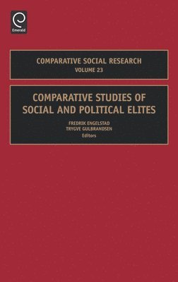 bokomslag Comparative Studies of Social and Political Elites