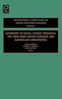 bokomslag Autonomy in Social Science Research