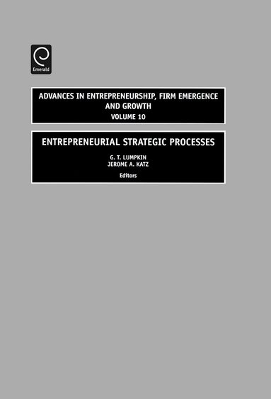 G. T. Lumpkin, Tom Lumpkin, Jerome A. Katz - Entrepreneurial Strategic Processes, Inbunden
