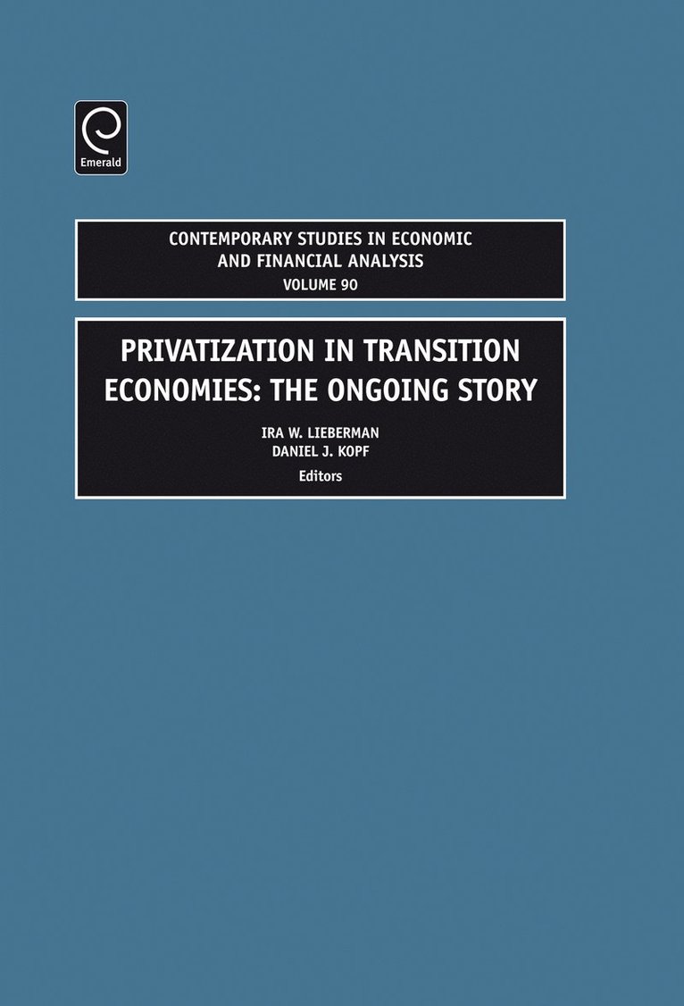 Privatization in Transition Economies 1