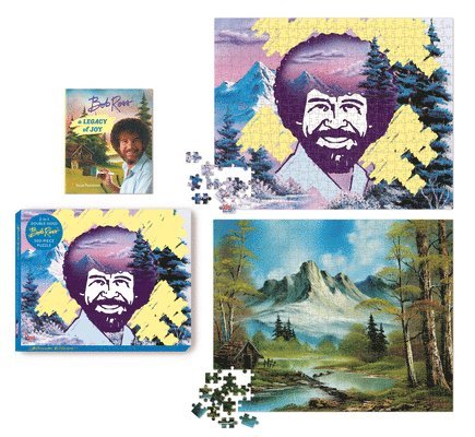 Bob Ross 2-in-1 Double Sided 500-Piece Puzzle 1