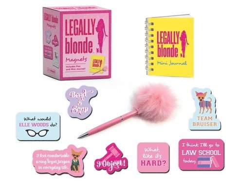 Legally Blonde Magnets: Includes Pen and Mini Journal! 1