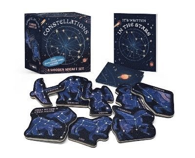 Constellations: A Wooden Magnet Set 1