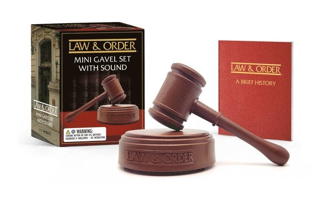 Law & Order: Mini Gavel Set with Sound 1