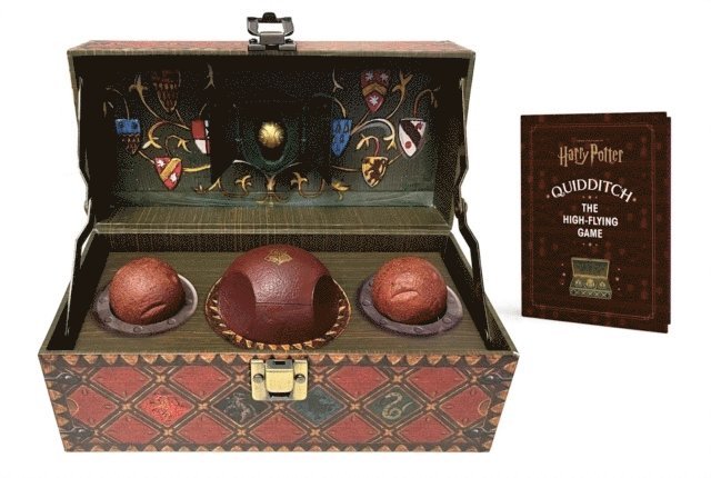 Harry Potter Collectible Quidditch Set (Includes Removeable Golden Snitch!) 1