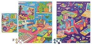 bokomslag Cozy Gamer 2-In-1 Double-Sided 500-Piece Puzzle