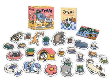 bokomslag Cat Cafe Magnet Set