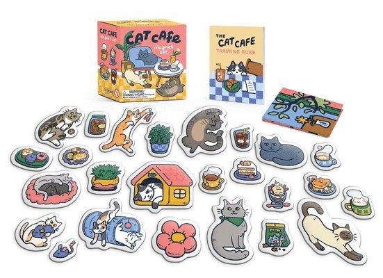 Cat Cafe Magnet Set 1