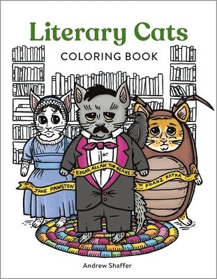 Literary Cats Coloring Book 1