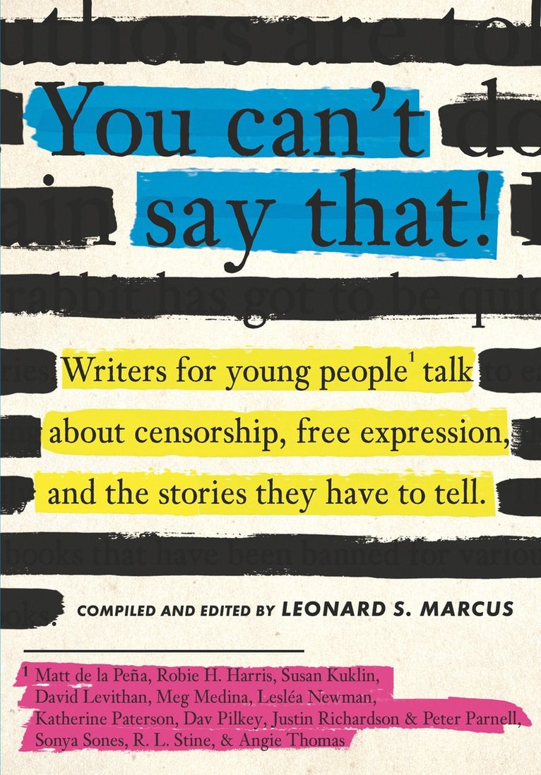 Leonard S. Marcus, Leonard S Marcus - You Can't Say That!, Inbunden