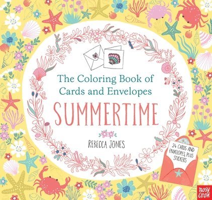The Coloring Book of Cards and Envelopes: Summertime 1