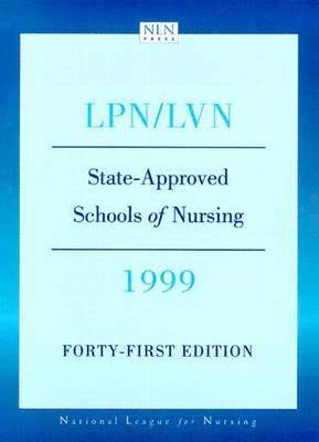 bokomslag LPN/LVN, State-approved Schools of Nursing, 1999