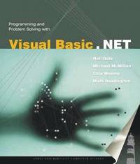 bokomslag Programming and Problem Solving with Visual Basic .NET
