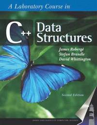 bokomslag A Laboratory Course in C++ Data Structures