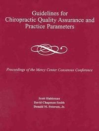 bokomslag Guidelines for Chiropractic Quality Assurance and Practice Parameters