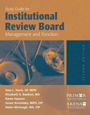 Study Guide For Institutional Review Board Management And Function 1