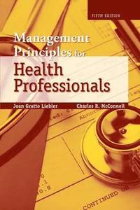 bokomslag Management Principles for Health Professionals