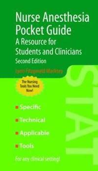 bokomslag Nurse Anesthesia Pocket Guide: A Resource For Students And Clinicians