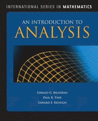 bokomslag An Introduction to Analysis