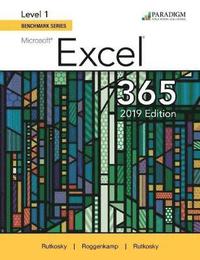 bokomslag Benchmark Series: Microsoft Excel 2019 Level 1