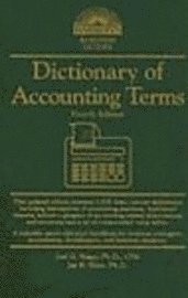 bokomslag Dictionary Of Accounting Terms