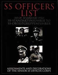 bokomslag SS Officers List (as of January 1942)