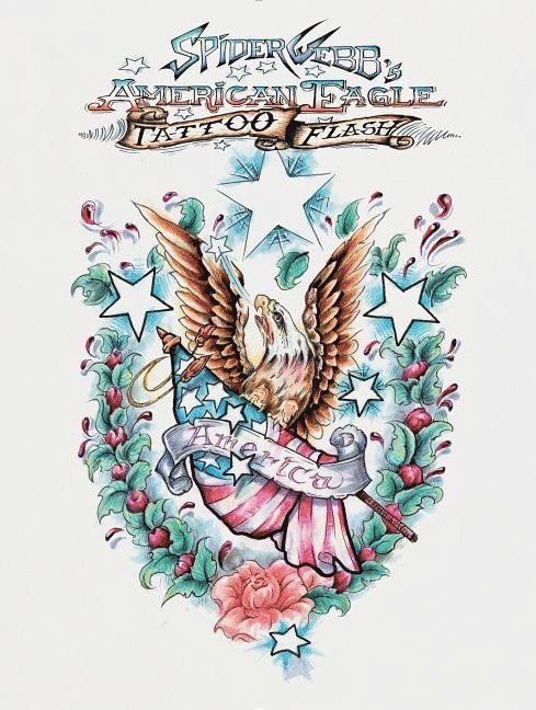 Spider Webb's American Eagle Tattoo Flash