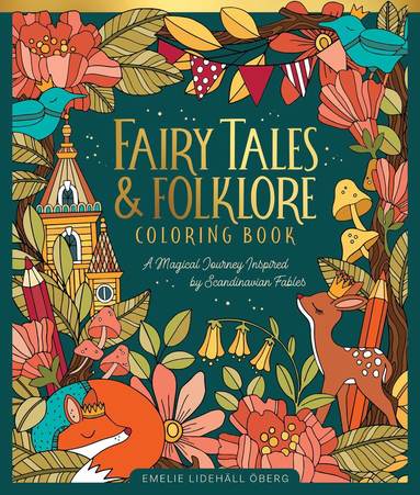 bokomslag Fairy Tales & Folklore Coloring Book