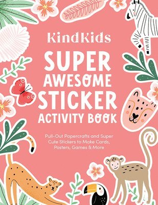 KindKids Super Awesome Sticker Activity Book 1