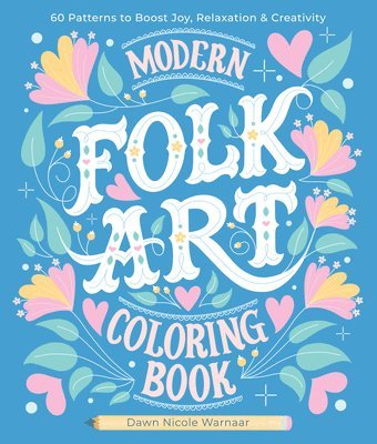 Modern Folk Art Coloring Book 1