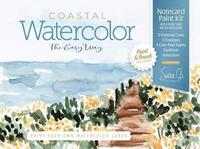 bokomslag Watercolor the Easy Way Paint-Your-Own Watercolor Cards Coastal: Notecard Paint Kit with Paint and Brush Included