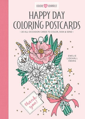 Happy Day Coloring Postcards 1