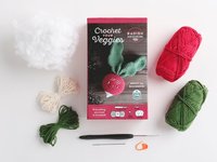 bokomslag Crochet Your Veggies Amigurumi Kit Radish