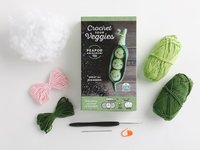 bokomslag Crochet Your Veggies Amigurumi Kit Peapod