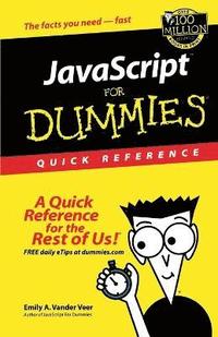 bokomslag JavaScript For Dummies Quick Reference