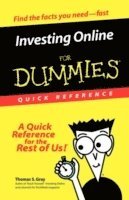 Thomas S. Gray - Investing online for dummies quick reference, Pocket