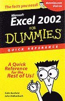 bokomslag Excel 2002 for Dummies Quick Reference