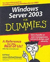 bokomslag Windows Server 2003 For Dummies