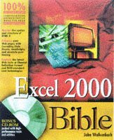 bokomslag Excel 2000 Bible Book/CD Package