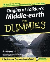 bokomslag The Origins of Tolkien's Middle-earth For Dummies