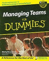 bokomslag Managing Teams For Dummies