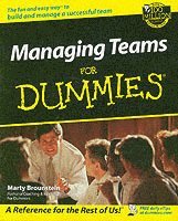 Marty Brounstein - Managing Teams For Dummies, Häftad