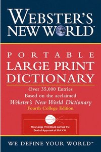 bokomslag Webster's New World Portable Large Print Dictionary, Second