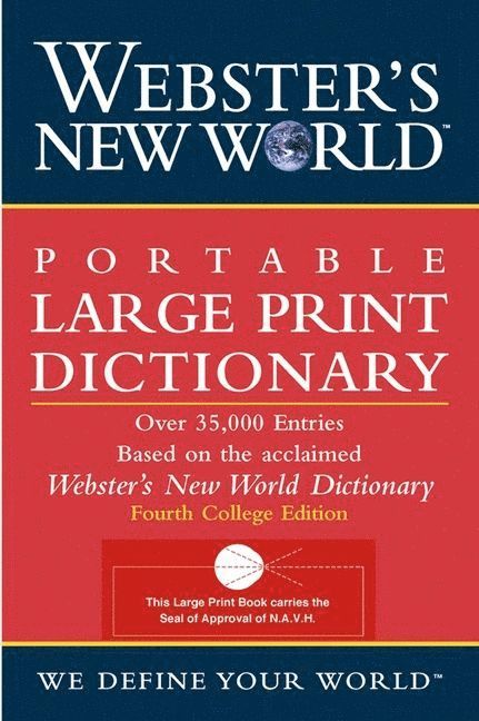 Webster's New World Portable Large Print Dictionary, Second