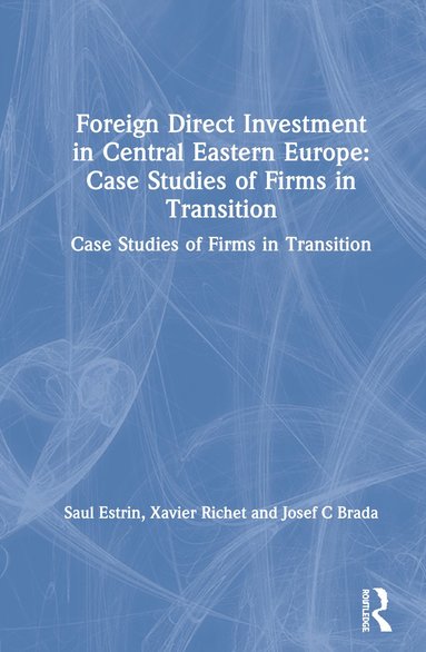 bokomslag Foreign Direct Investment in Central Eastern Europe: Case Studies of Firms in Transition