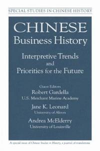 bokomslag Chinese Business History