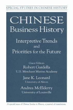 bokomslag Chinese Business History