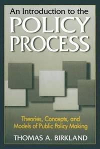 bokomslag An Introduction to the Policy Process
