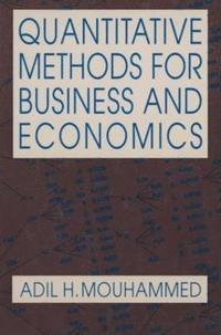 bokomslag Quantitative Methods for Business and Economics